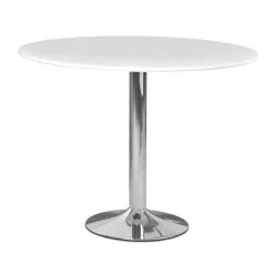 Tenstar Rondo 100cm Pyöreä Valkoinen Pöytä