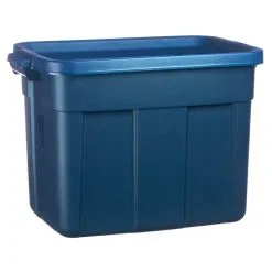 Curver Säilytyslaatikko 57l Kannella Tummansininen Iskunkestävä