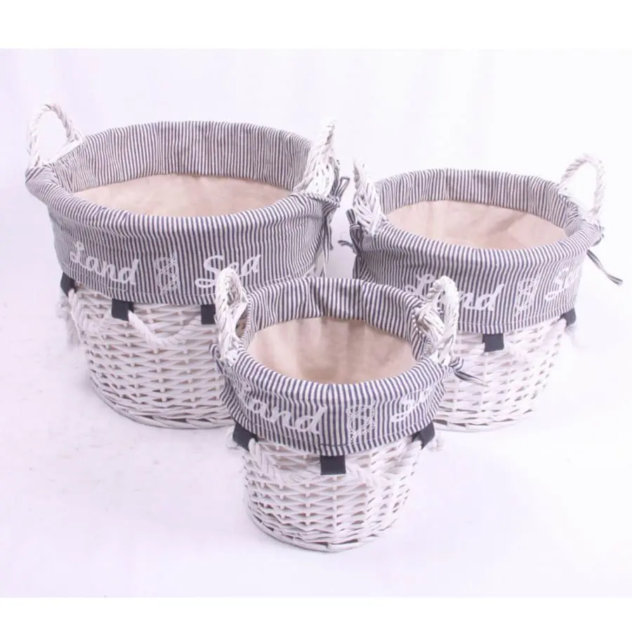 Home4you Willi Sea M Pyöreä Kori 2kpl 4 Home4you Willi Sea M Pyöreä Kori 2kpl - Image 2