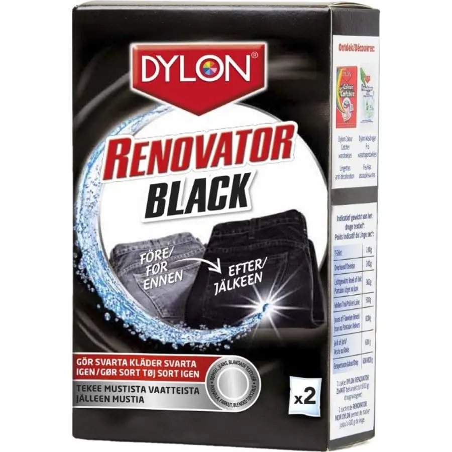 Dylon Black Renovator Värinpalauttaja 3 Dylon Black Renovator Värinpalauttaja