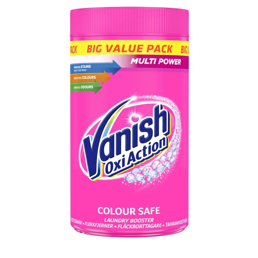 Vanish Colour Oxi Action 1500 G Tahranpoistojauhe 3 Vanish Colour Oxi Action 1500 G Tahranpoistojauhe