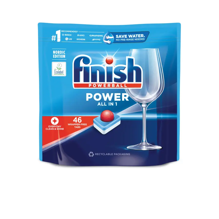 Finish Power All-In-One 46 Tab Konetiskitabletti 3 Finish Power All-In-One 46 Tab Konetiskitabletti