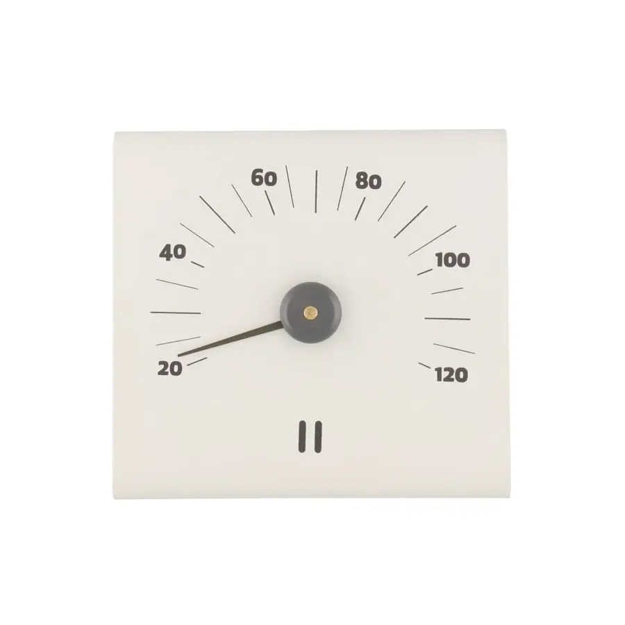 Rento Valkoinen Alumiini Saunamittari 3 Rento Valkoinen Alumiini Saunamittari