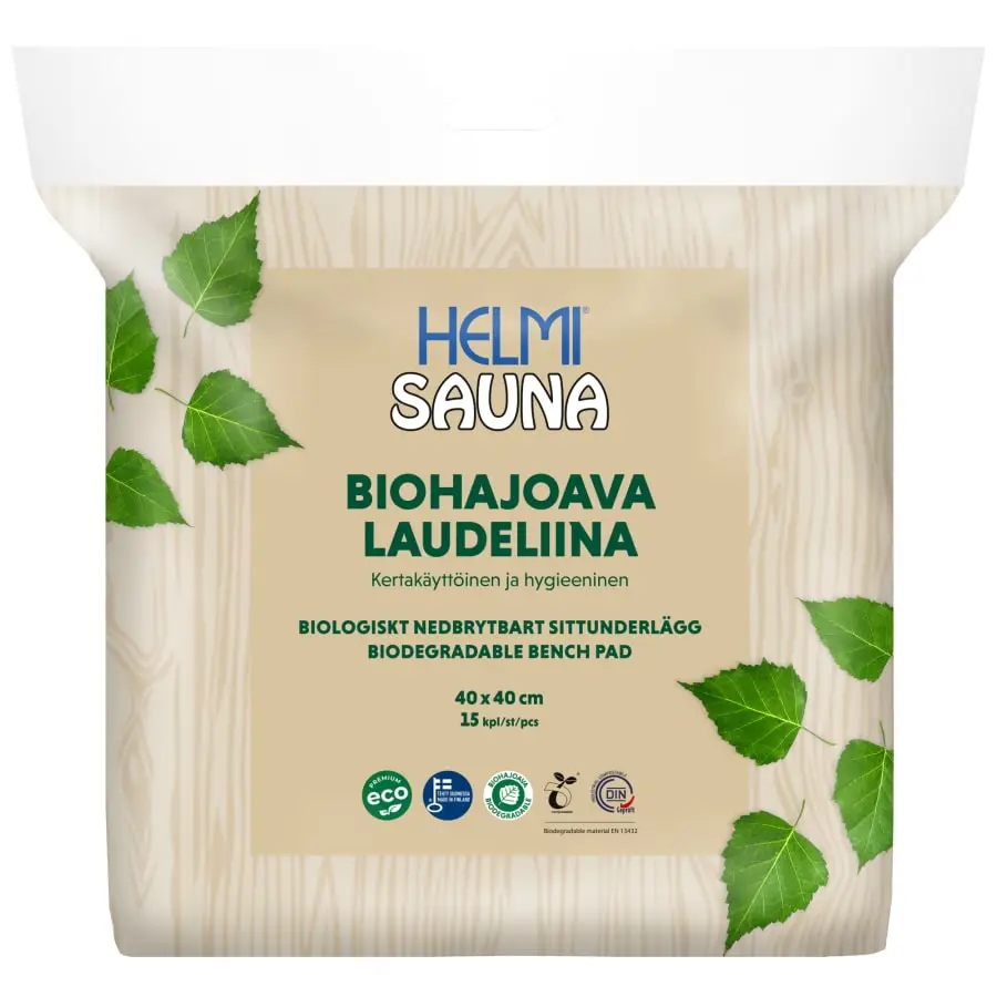 Helmi Sauna 15 Kpl Biohajoava Laudeliina 3 Helmi Sauna 15 Kpl Biohajoava Laudeliina