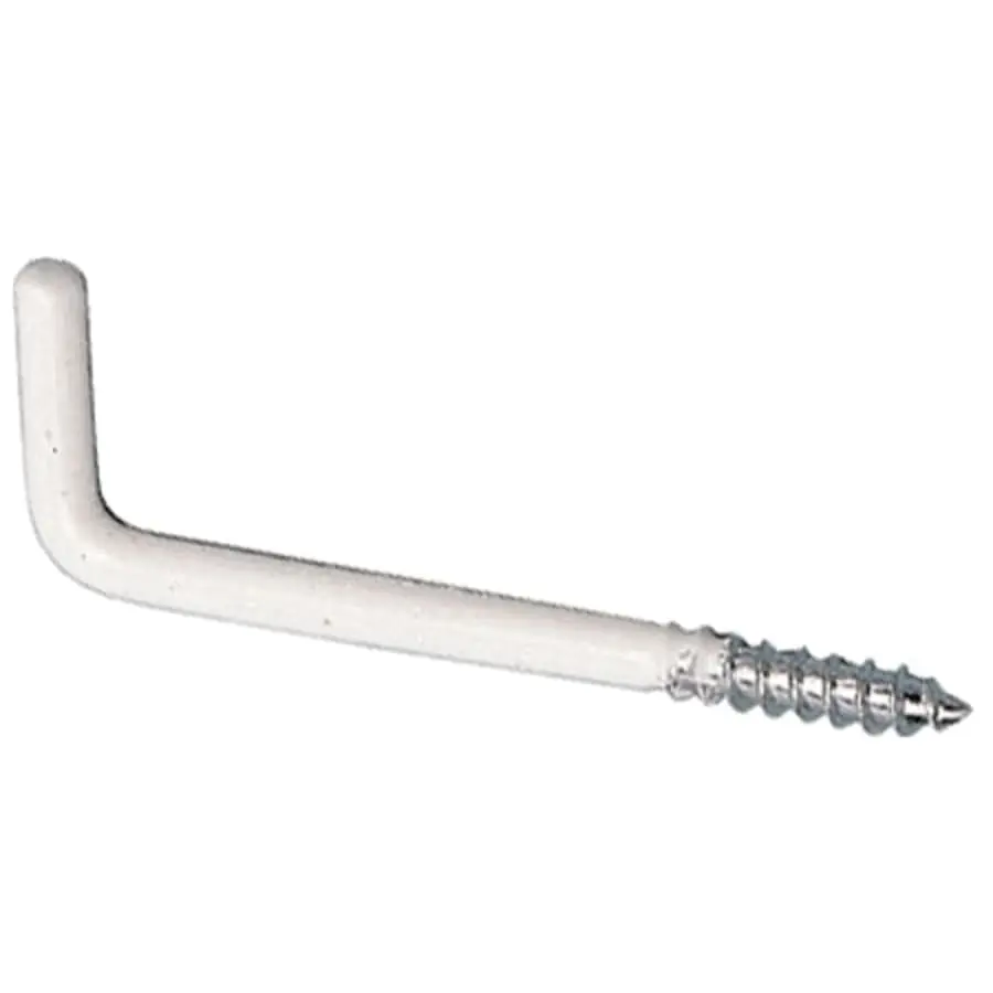 Pisla 510/30 Mm Valkoinen 6 Kpl Kulmakoukku 3 Pisla 510/30 Mm Valkoinen 6 Kpl Kulmakoukku