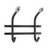 Pisla 1227 2 Osainen Musta Kromi Vaatenaulakko 1 Pisla 1227 2 Osainen Musta Kromi Vaatenaulakko -Huonekalut myymälä 6414675142639