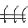 Pisla 1227 3 Osainen Musta Kromi Vaatenaulakko -Huonekalut myymälä 6414675142646