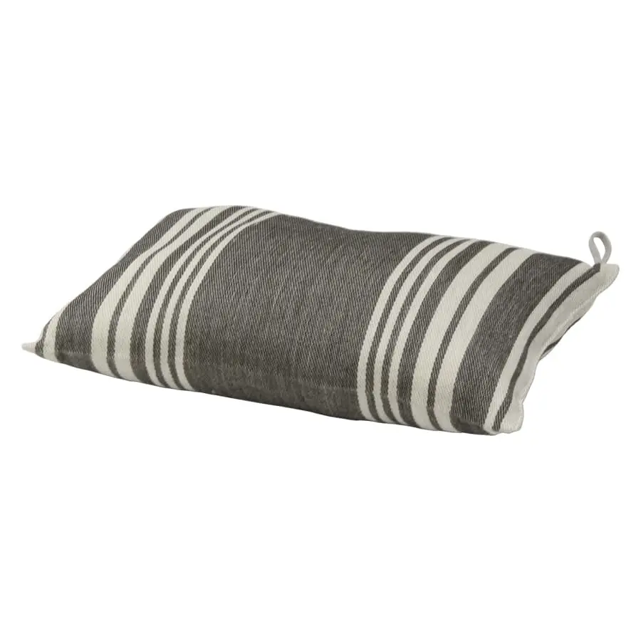 Lumo Musta Raidallinen 40x20 Cm Saunatyyny 3 Lumo Musta Raidallinen 40x20 Cm Saunatyyny