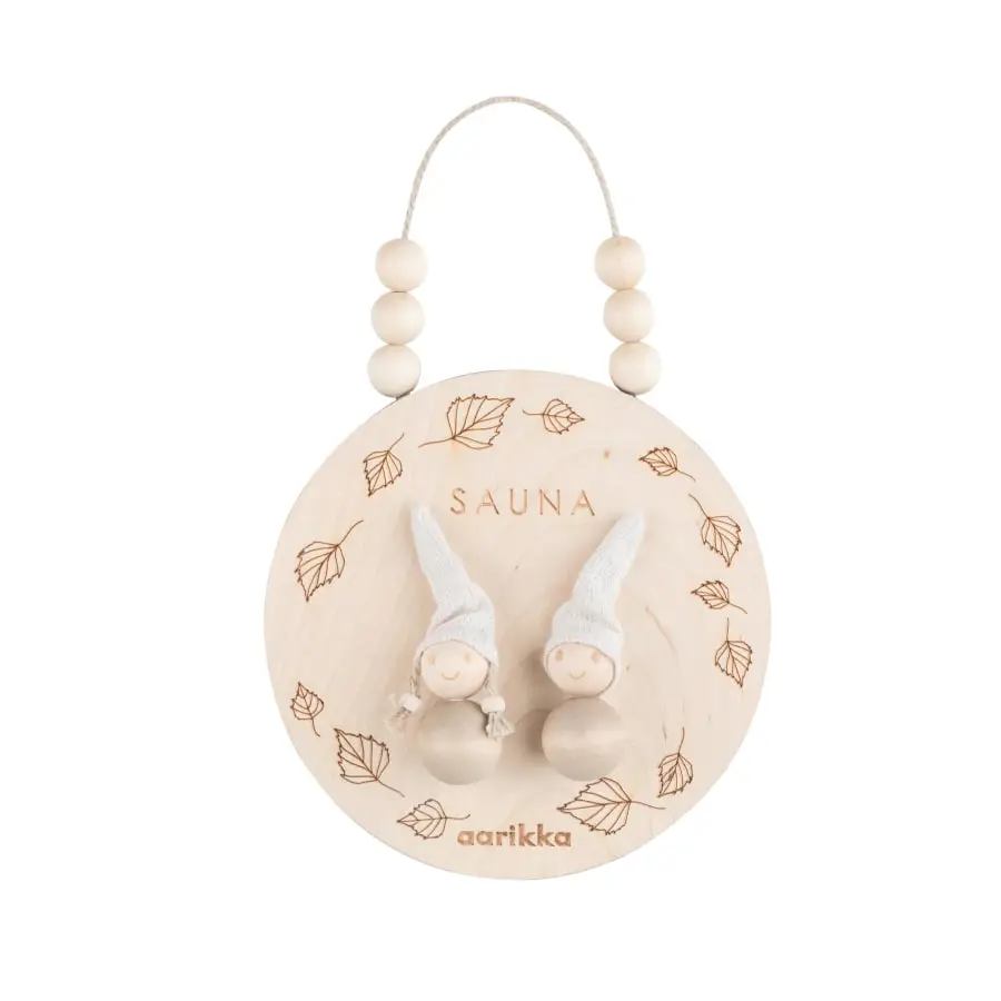Aarikka Tonttu Saunavuoro Kyltti 3 Aarikka Tonttu Saunavuoro Kyltti