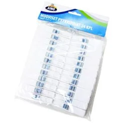 Aino 24 Kpl Muoviset Pyykkipojat