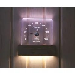 Saunia WW LED Lämpö- Ja Kosteusmittari