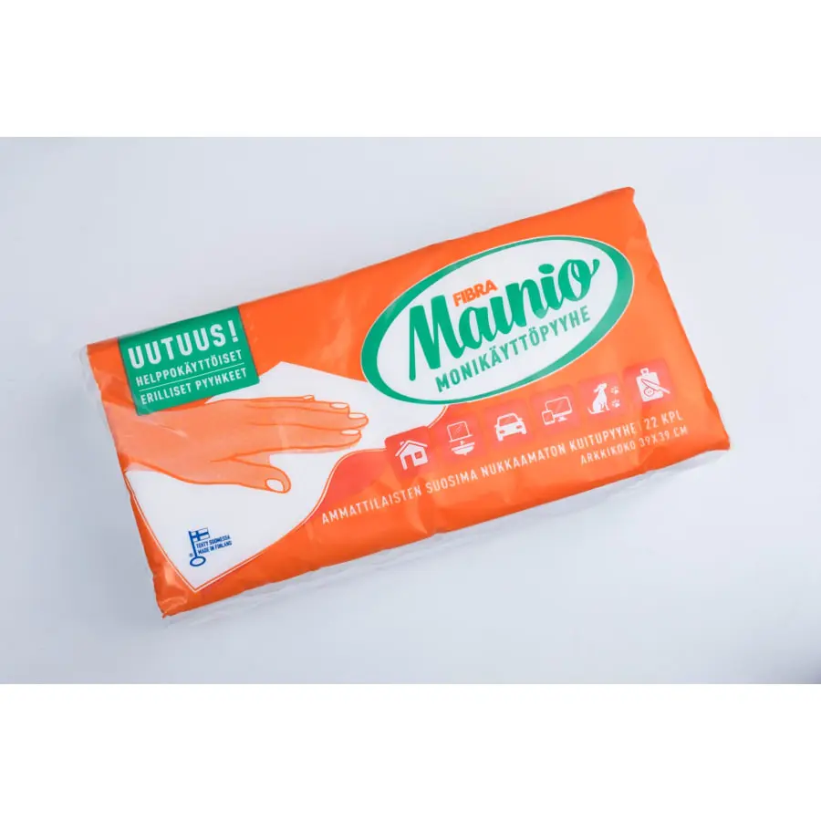 Fibra Mainio 39x39 Cm 22 Kpl Monikäyttöpyyhe 3 Fibra Mainio 39x39 Cm 22 Kpl Monikäyttöpyyhe