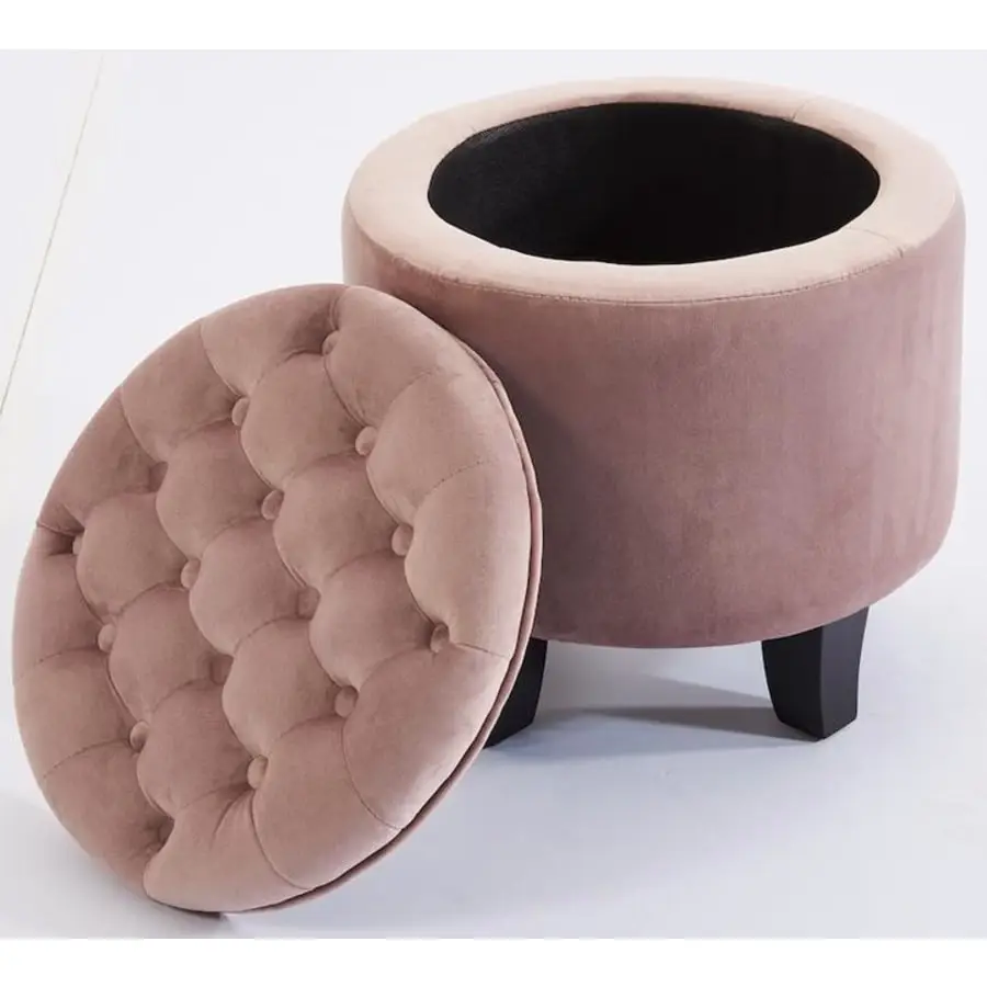 Chic Home Collection Chic Home Samettiverhoilulla Säilytysrahi 4 Chic Home Collection Chic Home Samettiverhoilulla Säilytysrahi - Image 2