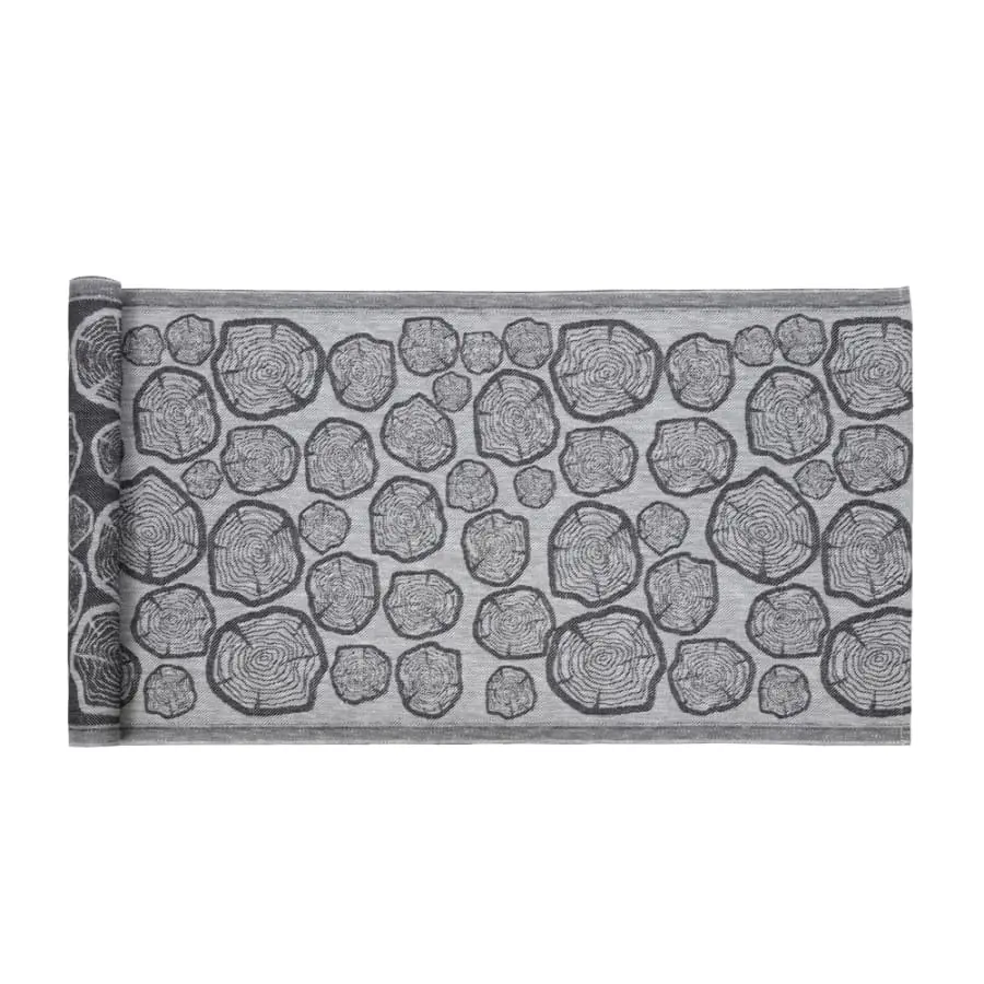 Jokipiin Pellava Vappu Saunassa Mänty 45x160 Cm Valkoinen/musta Laudeliina 3 Jokipiin Pellava Vappu Saunassa Mänty 45x160 Cm Valkoinen/musta Laudeliina