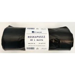 A-Premium A. Premium Musta 40 L Roskapussi
