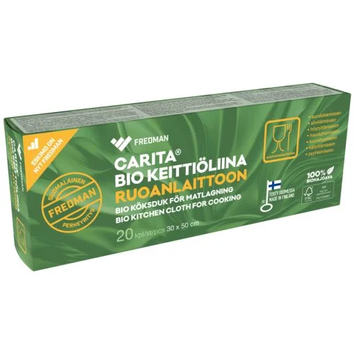 Fredman Carita Bio 30x50 Cm 20 Kpl Keittiöliina Ruoanlaittoon -Huonekalut myymälä 6418400097126