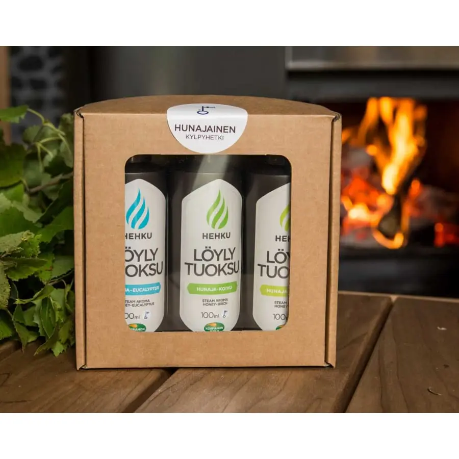 Korpiahon Hehku Löylylahja 3x100 Ml Löylytuoksu 3 Korpiahon Hehku Löylylahja 3x100 Ml Löylytuoksu