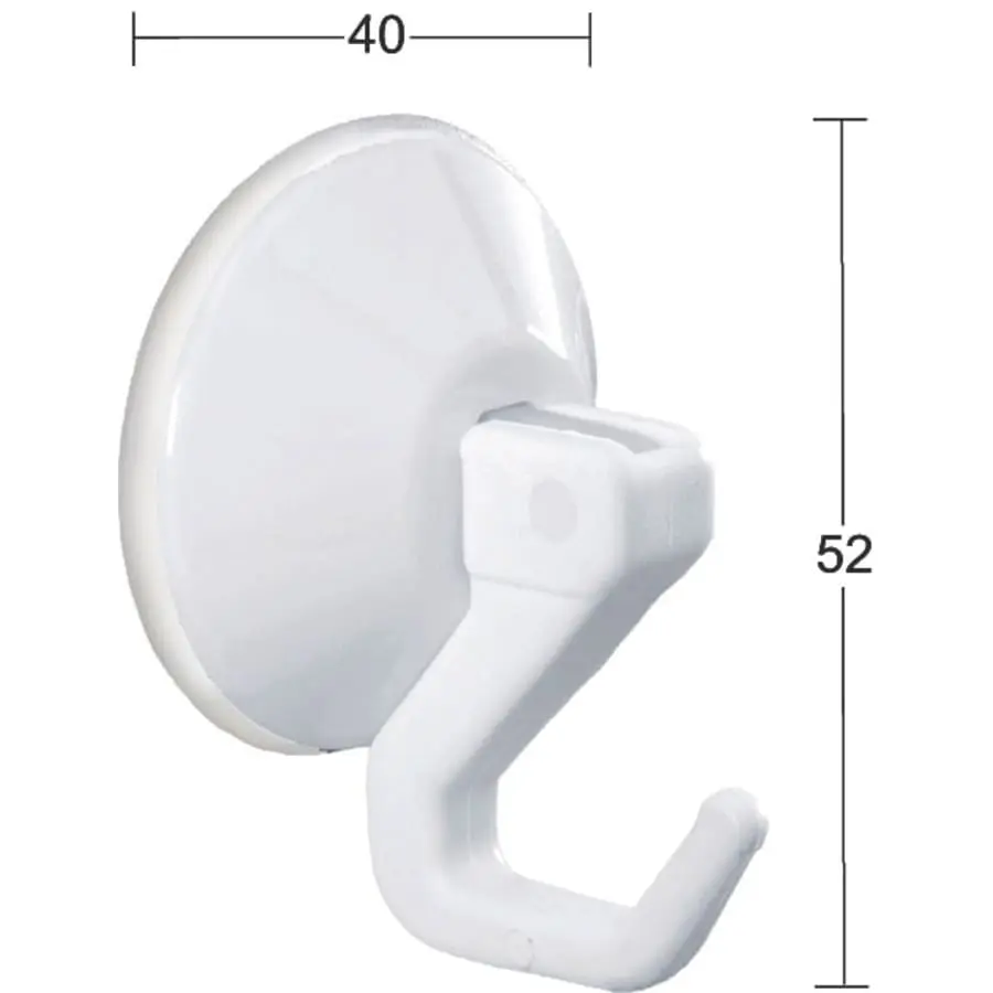 Habo 3260 Valkoinen Imukuppi Pyyhekoukku 3 Habo 3260 Valkoinen Imukuppi Pyyhekoukku