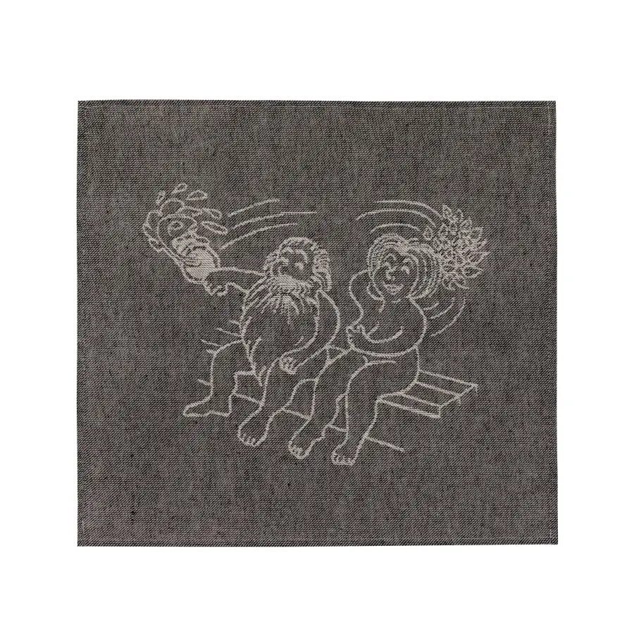 Alajärven Kotitekstiili Löylyssä Musta 43x150 Cm Laudeliina 3 Alajärven Kotitekstiili Löylyssä Musta 43x150 Cm Laudeliina