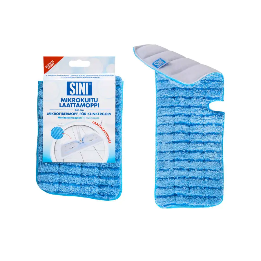 Sini 43x14 Cm Mikrokuitulaattamoppi 3 Sini 43x14 Cm Mikrokuitulaattamoppi