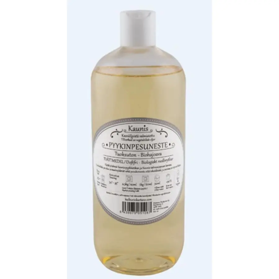 Kaunis Tuoksuton 1 L Pyykinpesuneste 3 Kaunis Tuoksuton 1 L Pyykinpesuneste