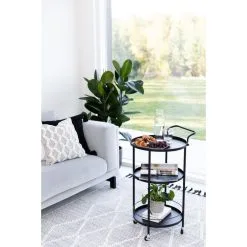 Aina Roll ø50x 80cm Tarjoiluvaunu 9 Aina Roll ø50x 80cm Tarjoiluvaunu -Huonekalut myymälä 6438014235936 2