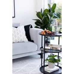 Aina Roll ø50x 80cm Tarjoiluvaunu 11 Aina Roll ø50x 80cm Tarjoiluvaunu -Huonekalut myymälä 6438014235936 4