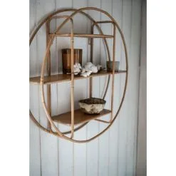 Villadesign Bambou ø50x12,5cm Seinähylly -Huonekalut myymälä 6438014293790 3