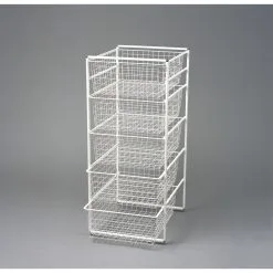 Elfa Basic 104/45cm Valkoinen Koriteline