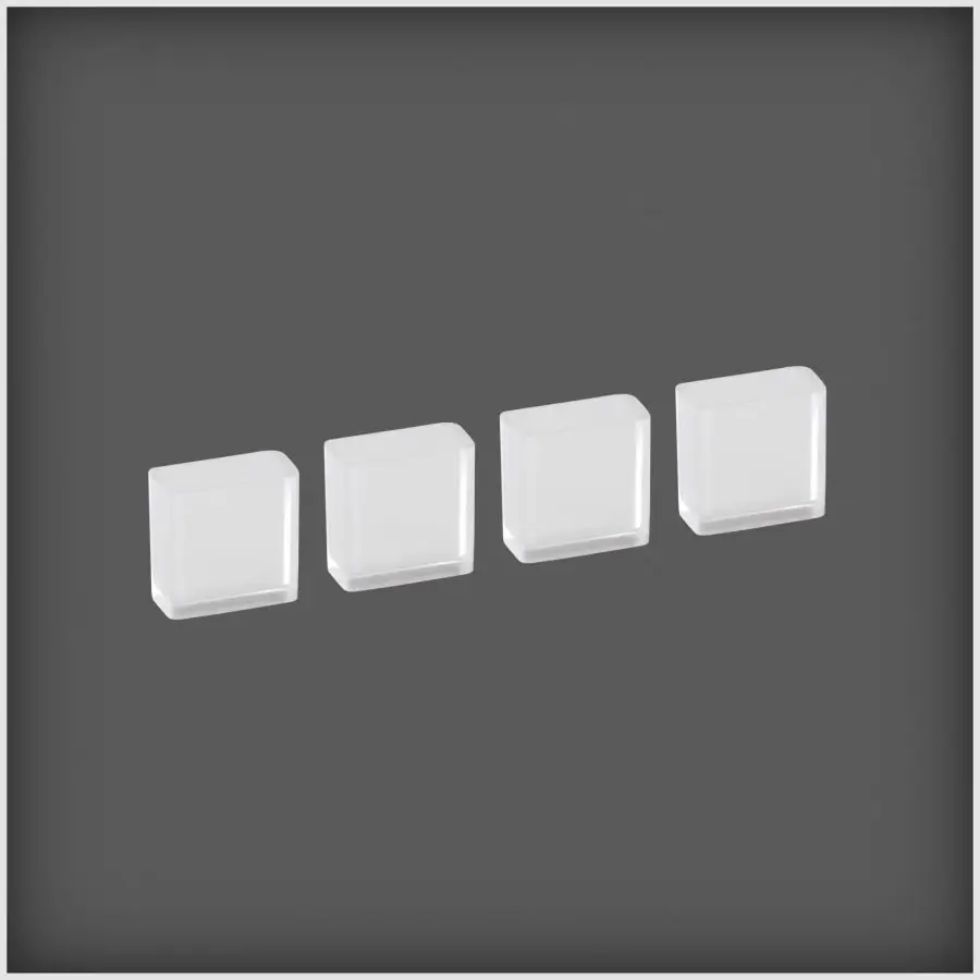 Elfa 4kpl Läpikuultavat Telinejalat 3 Elfa 4kpl Läpikuultavat Telinejalat