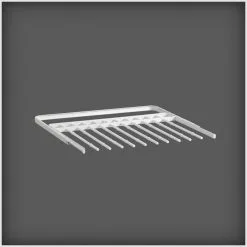 Elfa 600mm Valkoinen Housuripustin