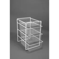 Elfa Basic 74/45cm Valkoinen Koriteline