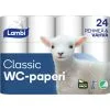 Lambi Valkoinen 24 Rl Wc-paperi -Huonekalut myymälä 7316970179459