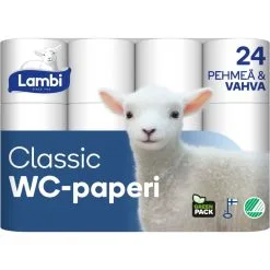 Lambi Valkoinen 24 Rl Wc-paperi