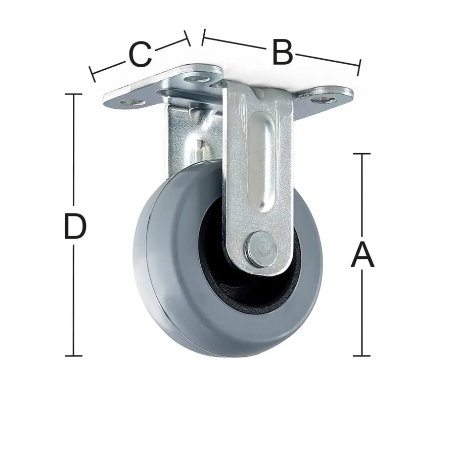 Habo 4207 75 Mm Kiinteä Kalustepyörä 3 Habo 4207 75 Mm Kiinteä Kalustepyörä