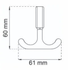 Habo Iris 2 Kpl Valkoinen Hyllykoukku -Huonekalut myymälä 7317900158216 2