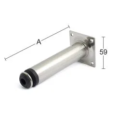 Habo 511 100 Mm Mattanikkeli Putkijalka