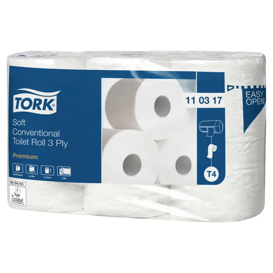 Tork 110317 Premium Soft 7x6 Rll Wc-paperi 3 Tork 110317 Premium Soft 7x6 Rll Wc-paperi