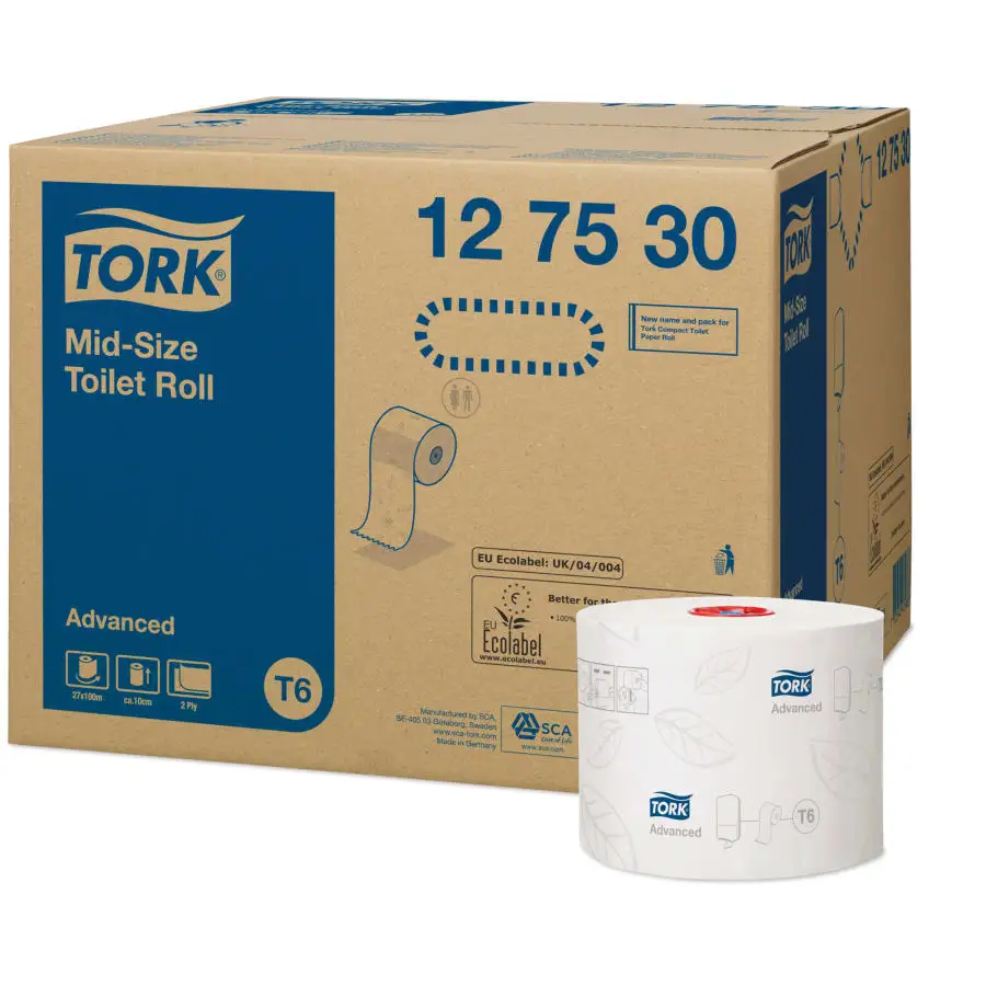 Tork 127530 Mid-Size 27 Rll Wc-paperi 3 Tork 127530 Mid-Size 27 Rll Wc-paperi