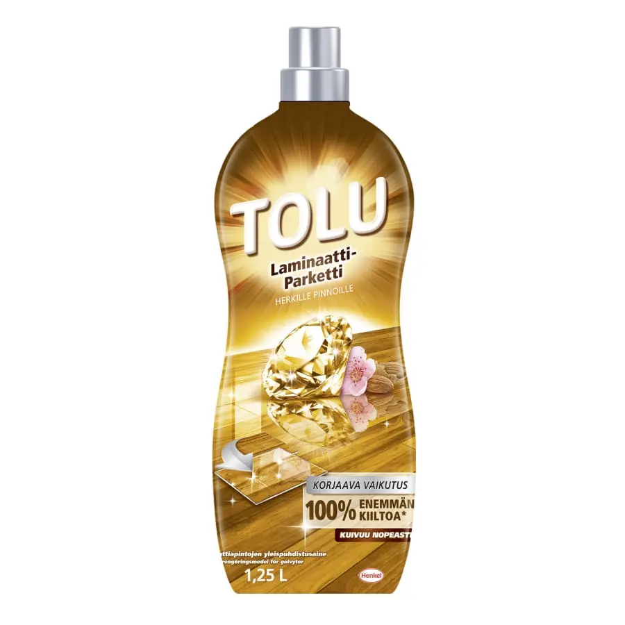 Tolu Laminaatti-Parketti 1,25 L Puhdistusaine 3 Tolu Laminaatti-Parketti 1,25 L Puhdistusaine