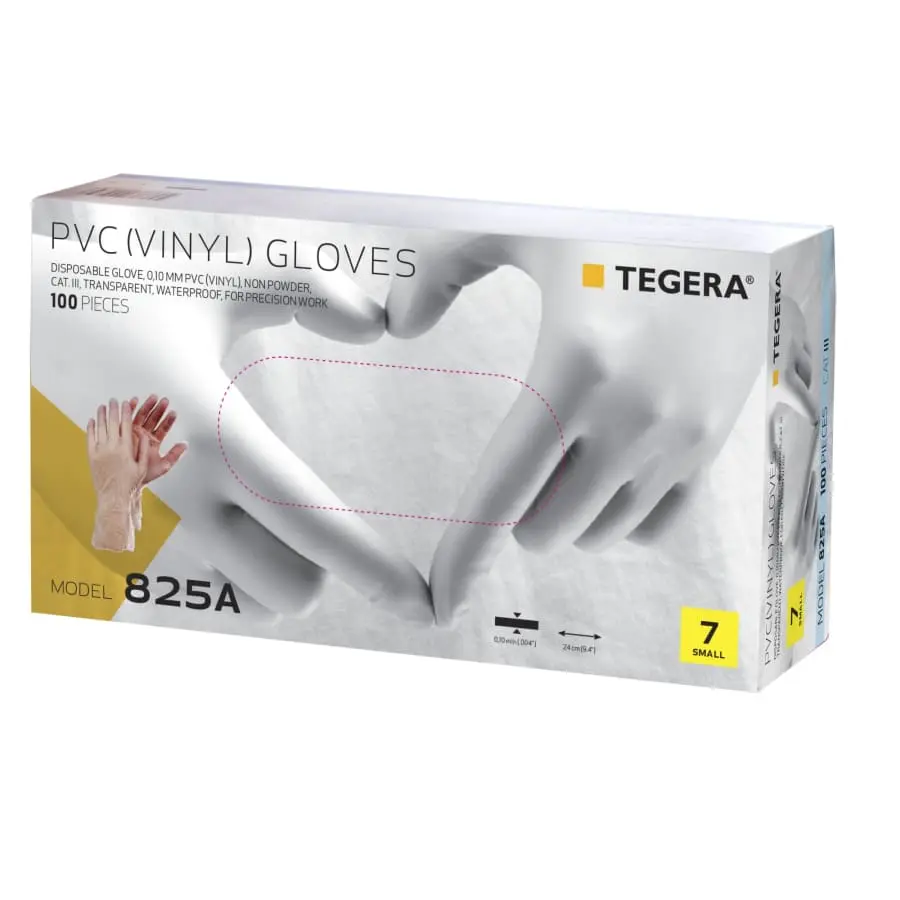 Tegera 825 100 Kpl Vinyylikäsineet 3 Tegera 825 100 Kpl Vinyylikäsineet