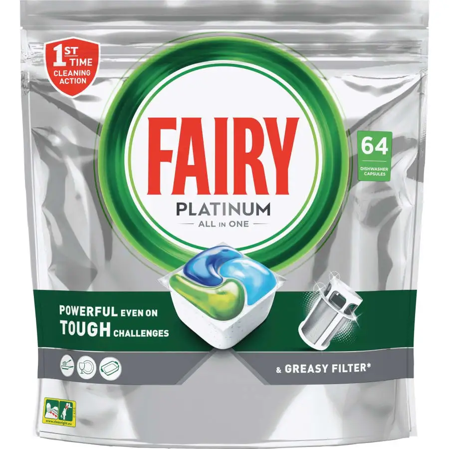 Fairy Platinum All In One Original 64 Kpl Konetiskitabletti 3 Fairy Platinum All In One Original 64 Kpl Konetiskitabletti