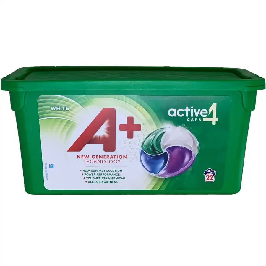 Ariel A+ Active4 White 22 Kpl Nestemäinen Pyykinpesutabletti 3 Ariel A+ Active4 White 22 Kpl Nestemäinen Pyykinpesutabletti