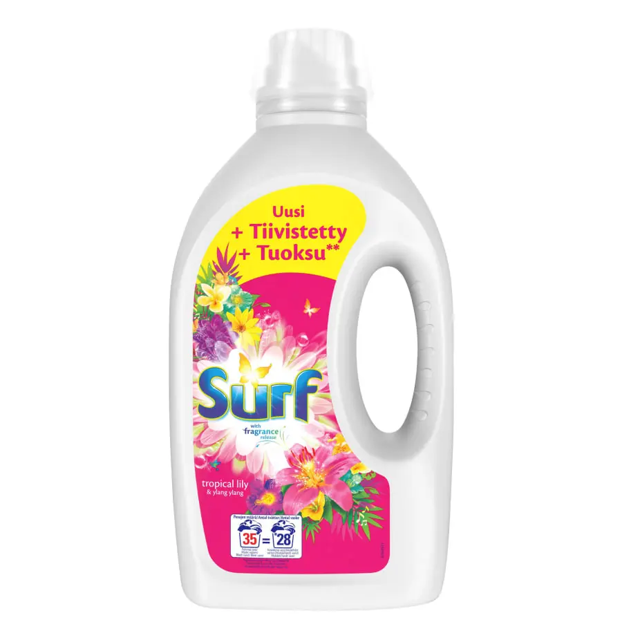 Surf® Surf Tropical Lily & Ylang Ylang 1400 Ml Pyykinpesuaine 3 Surf® Surf Tropical Lily & Ylang Ylang 1400 Ml Pyykinpesuaine