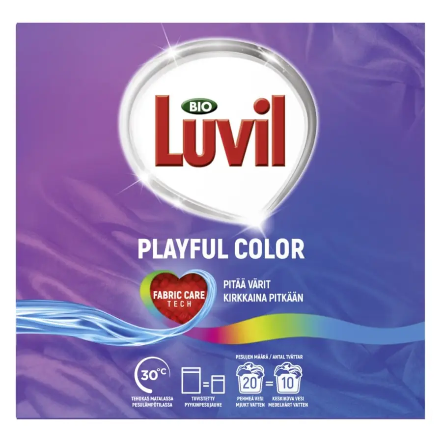 Bio Luvil Color 750 G Pyykinpesujauhe 3 Bio Luvil Color 750 G Pyykinpesujauhe