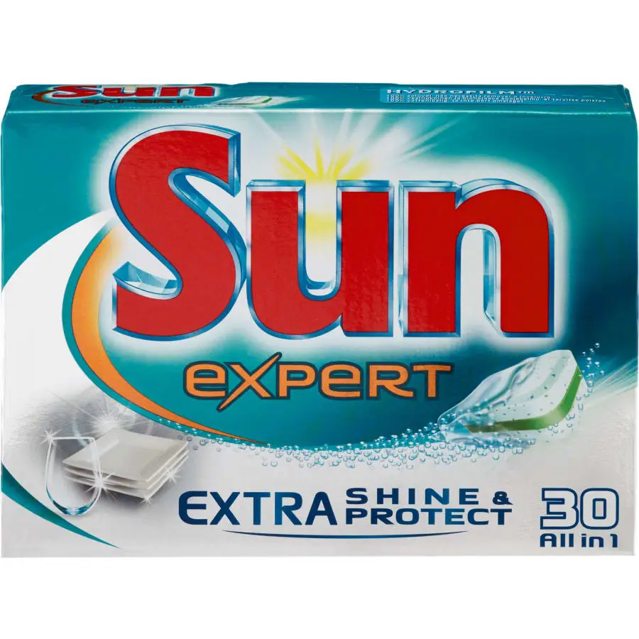 SUN® Sun All-in-1 Extra Shine 30 Tabl. Konetiskitabletit 3 SUN® Sun All-in-1 Extra Shine 30 Tabl. Konetiskitabletit